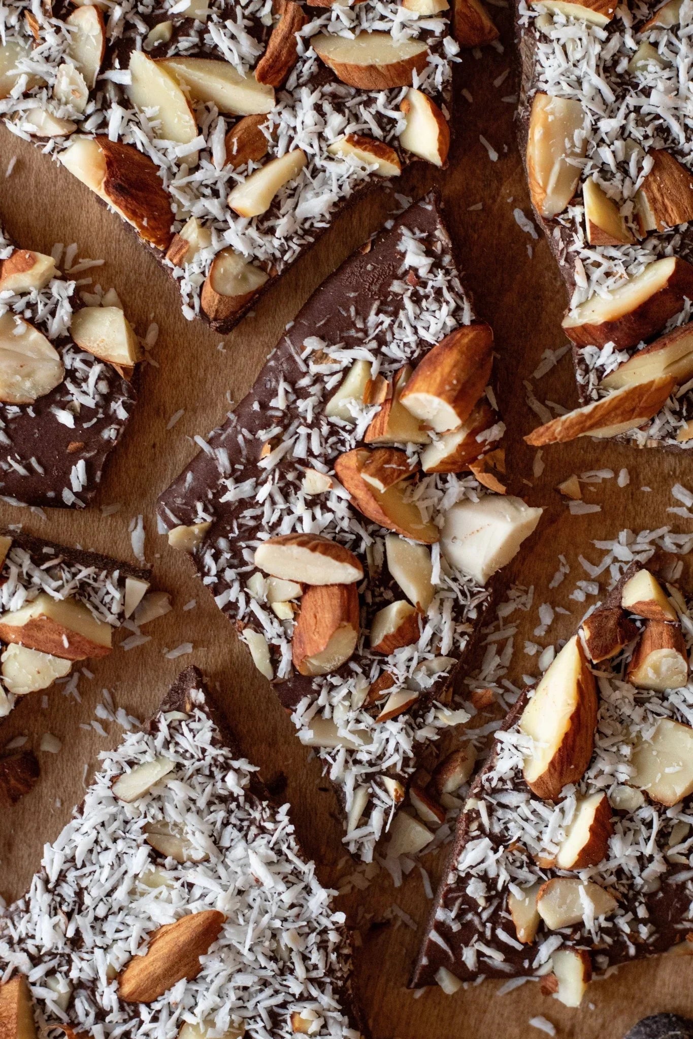 Chocolate Coconut Almond Protein Bark